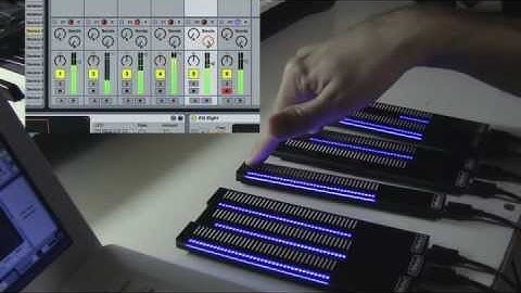 VMeter USB MIDI Touch Strip & LED - new firmware demo