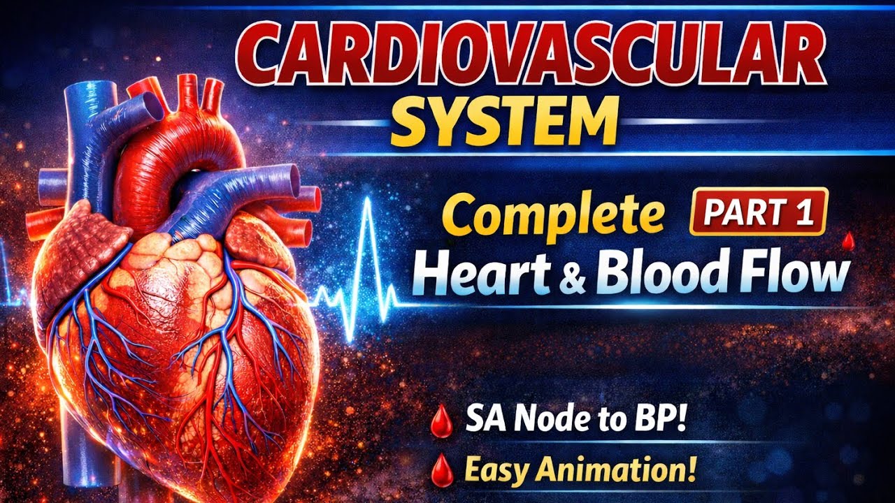 🫀Cardiovascular System | Part - 1 | Detailed easy explanation |