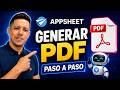 Cómo Generar un PDF en AppSheet Paso a Paso