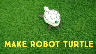 How To Make A Robot Turtle Toy Out Of Cardboard  (very simple)