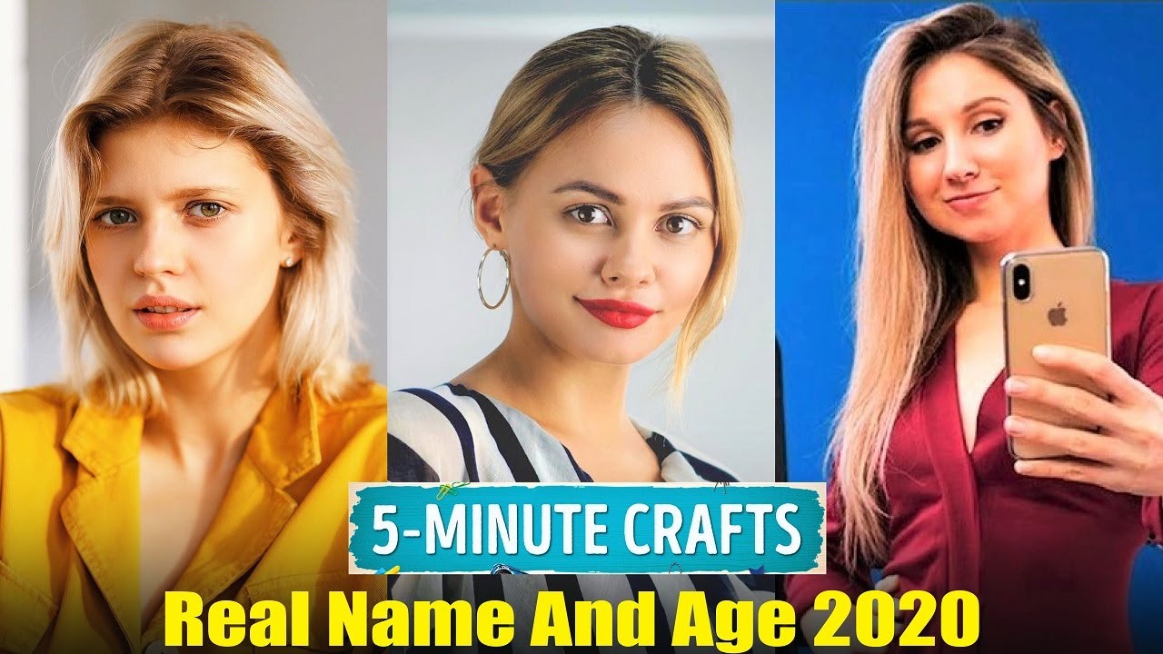 5 Minute Crafts Members Real Name & Ages 2020 - Youtube