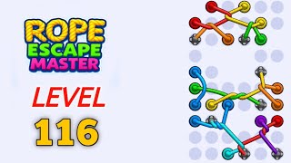Rope Escape Master Level 116 walkthrough solution 