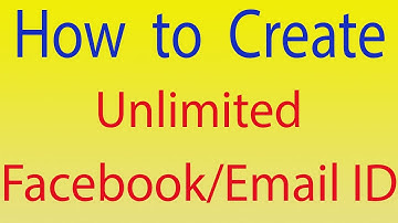 How to create Temporary Facebook/Email Id 100% Work