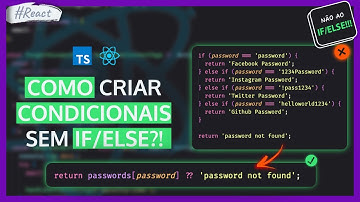 Por que você NÃO deveria utilizar if/else no seu código?!