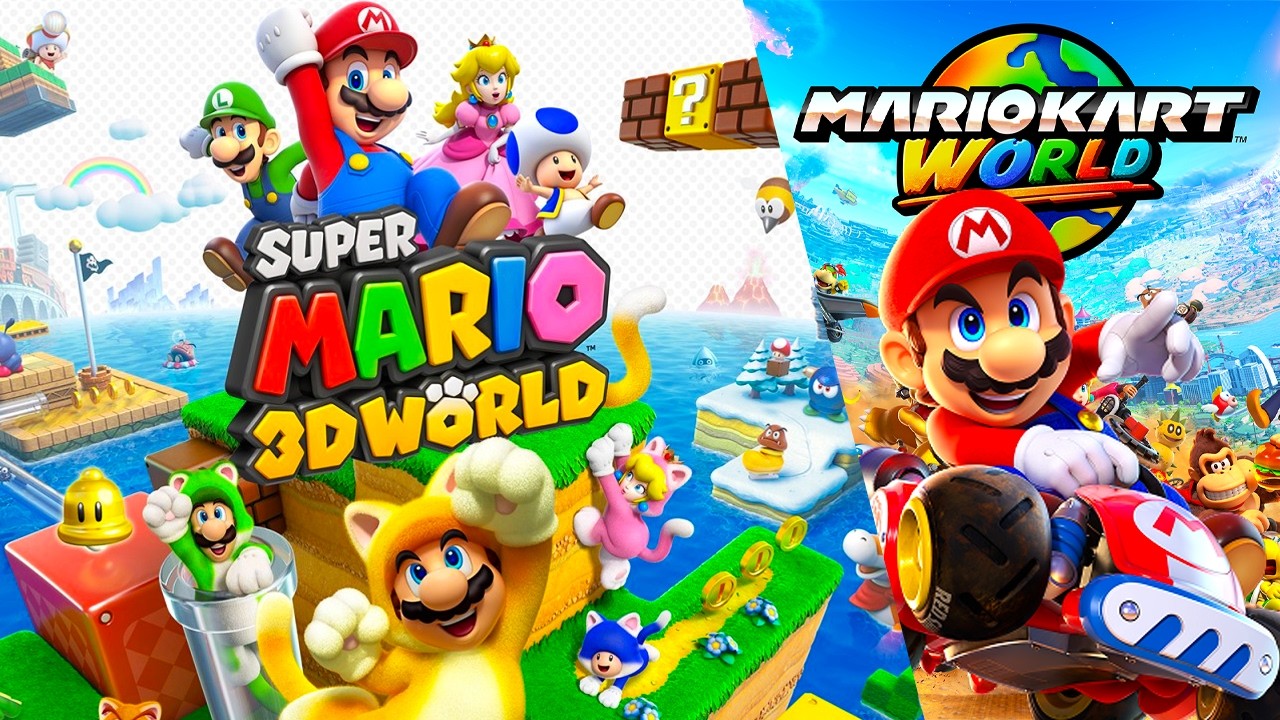 Super Mario 3D World + Mario Kart World - Full Game Walkthrough