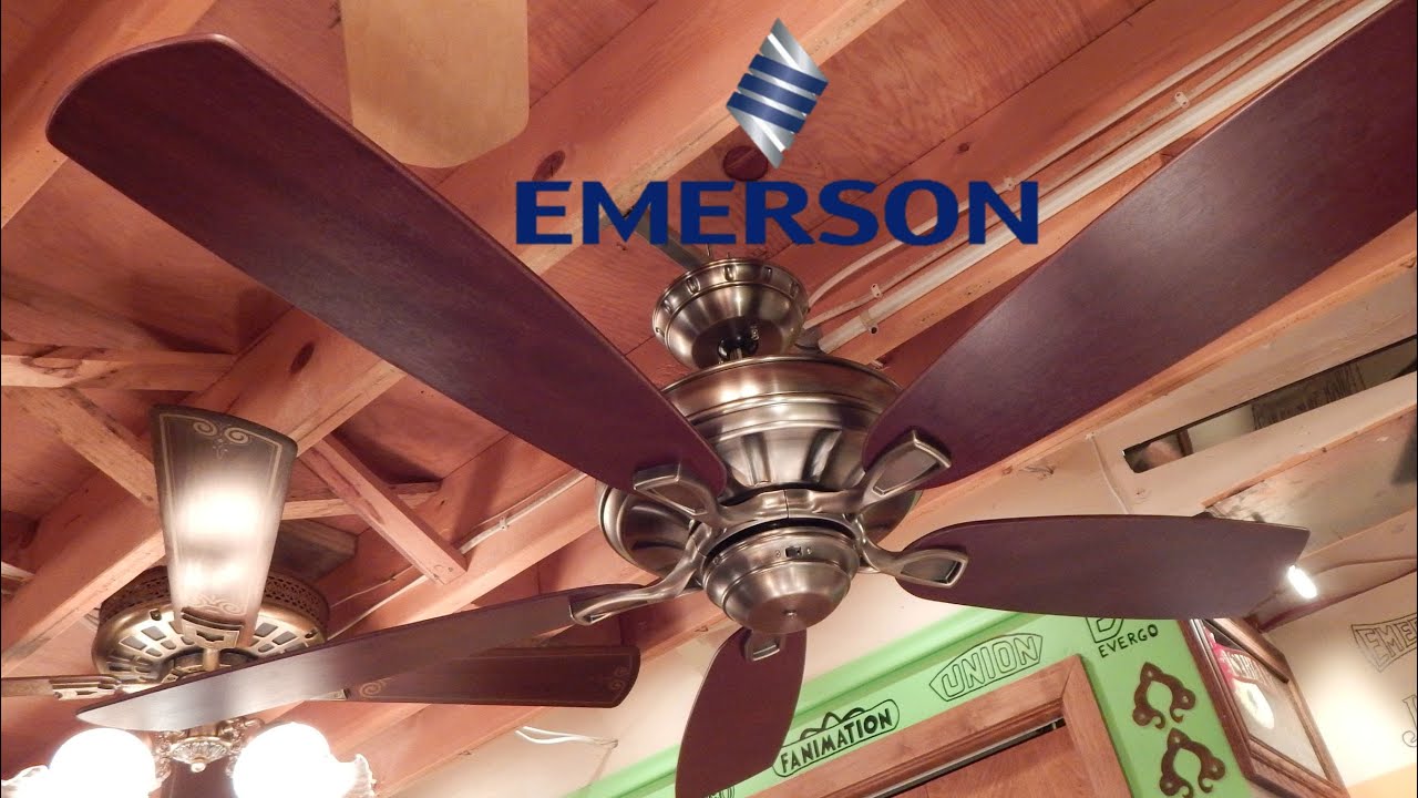 Emerson Carrera Grande Ceiling Fan - YouTube