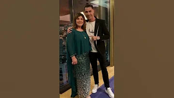 Ronaldo Never Forgets His "Mother"🥰😍 #shortsvideo #youtube #cr7jr #georgina #footballshorts  #shorts