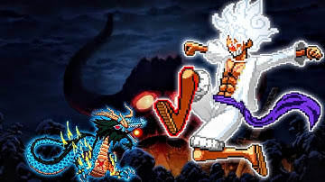 Kaido V5 (all form) (New) VS Wano Luffy V4 (all form) in Jump Force Mugen