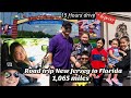 Road trip New Jersey to Florida 1,065 miles// 17 Hours drive// #travelvlog #roadtrip #longdrive