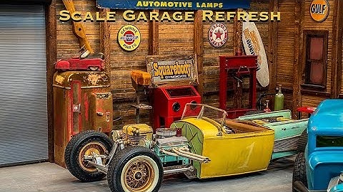 In Depth Scale RC Garage Refresh, Every Detail for the 5x4 ft Scale RC Shop