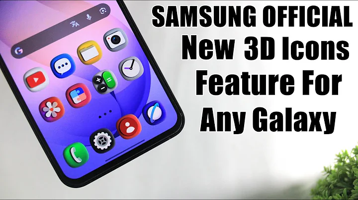 New ONE UI 8 Official 3D Icons Now On Any Samsung