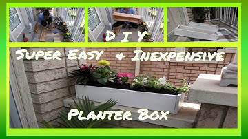 How To Build A Planter Box || DIY Planter Boxes Under $30