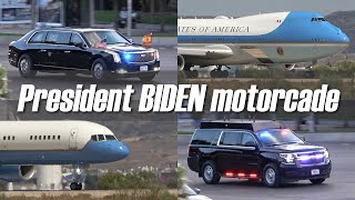 President Biden's all the planes and cars