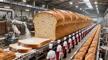 Inside a Modern Bread Factory: Full Process From Wheat to Fresh Loaf