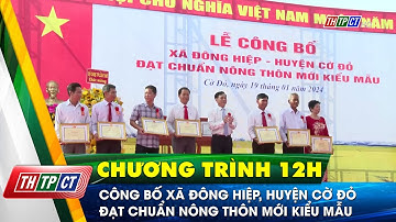 Công bố xã Đông Hiệp, huyện Cờ Đỏ đạt chuẩn nông thôn mới kiểu mẫu  | Cần Thơ TV