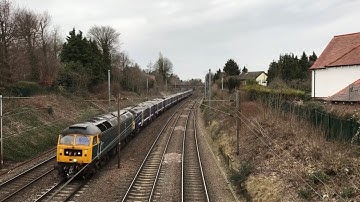 47727 drags 3 Class 360s on 5Q60, 14/2/21