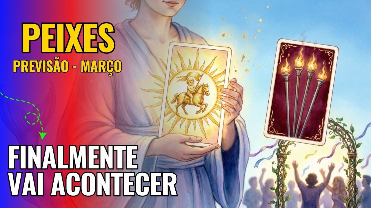 PEIXES♓ Amor, união, celebração e boas noticias chegando 🔥 MARÇO