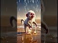 Small Cute Monkey | Cartoon story | YouTube | Funny video | Shorts video | viral | Animals | Monkey