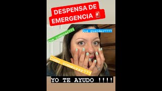 DESPENSA DE EMERGENCIA 🚨!!!!      COMO CREARLA Y MANTENERLA ANTE CUALQUIER TIPO EMERGENCIA