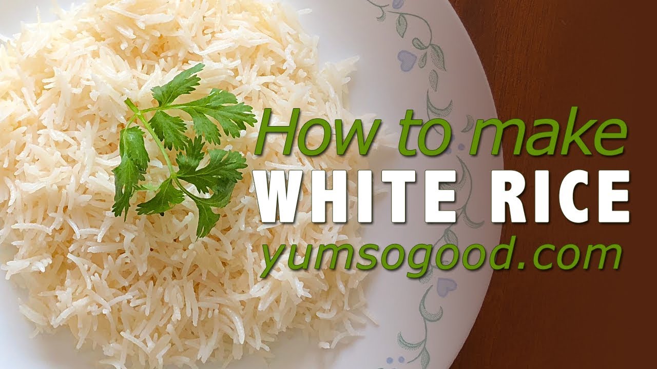 How to cook white rice - YouTube