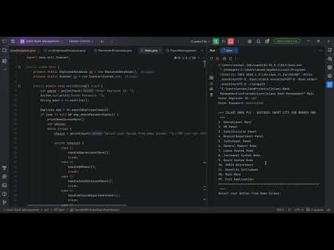 Human Resources Management Project using Java