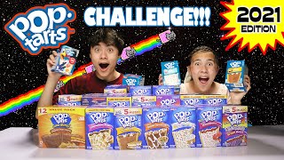 POP TARTS CHALLENGE  KIDS vs. TEENS!!! 2021 Edition!