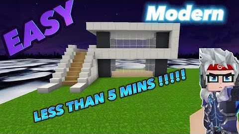 How to build modern house in skyblock Blockman go | 2023 | #viral #youtubevideo #trending #youtube