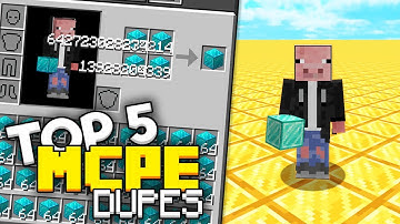 Top 5 Minecraft DUPLICATION Glitches! - BEDROCK EDITION (Realms, Multiplayer) 1.18.2 Dupe