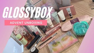 GlossyBox Advent Unboxing *Spoilers*