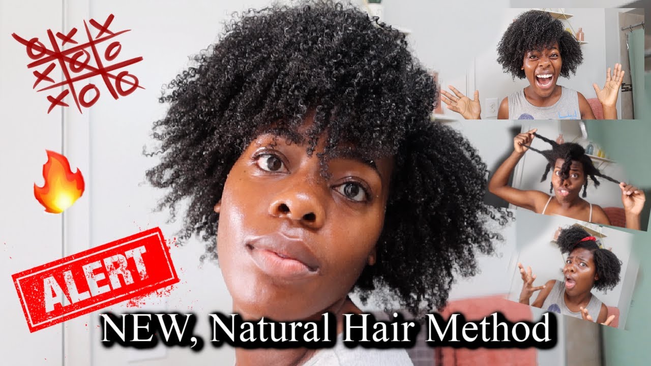 NEW GAMECHANGING NATURAL HAIR METHOD FOR THE CURLS TICTACTOE METHOD (FUN AND CREATIVE