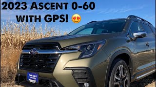 2023 Subaru Ascent 0-60! 2.4 Turbo
