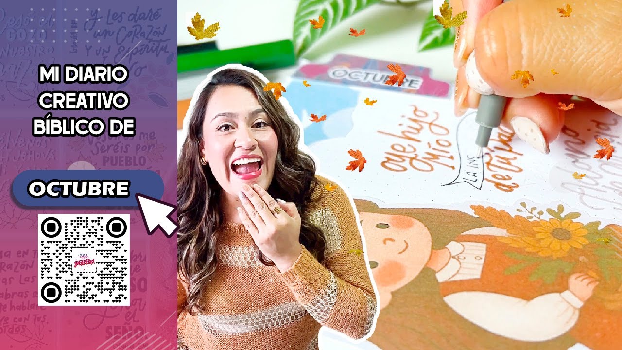 ORGANIZA CONMIGO TU DIARIO CREATIVO BÍBLICO DE OCTUBRE