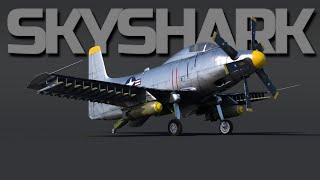 ШТУРМОВАЯ АКУЛА. Обзор геймплея Према - Палубного Штурмовика "A2D-1 Skyshark" в War Thunder.