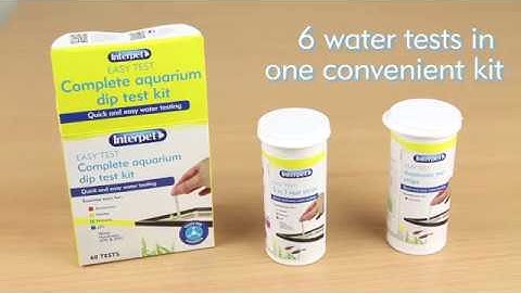 EASY TEST Complete aquarium dip test kit