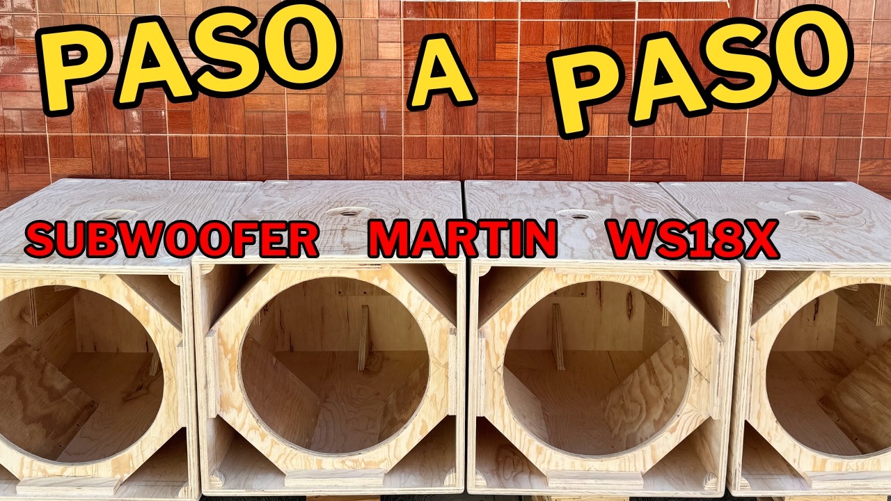 Como Hacer Un Cajón De Bajo Tipo Martin WS18X