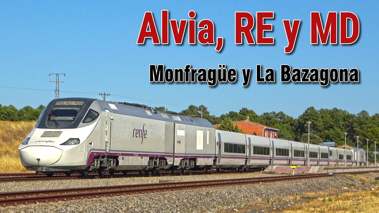 Comboios Alvia, Regional Expresso e Media Distância na Estremadura espanhola