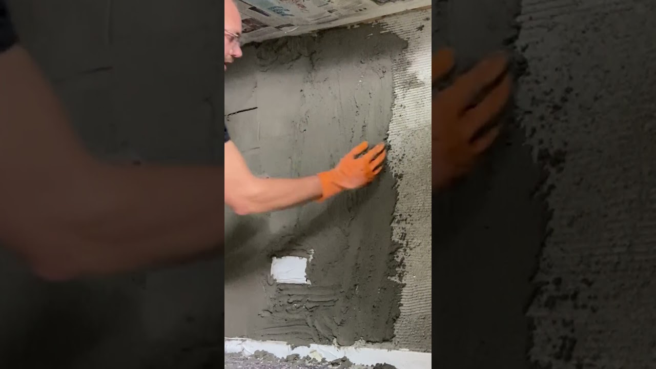 Bar mit Felsen aus Beton 