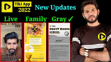 Tiki apps live option | Tiki apps live streaming | tiki live | tiki family | tiki gray tick Wallet