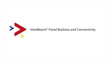 ViewBoard® Panel Buttons and Connectivity