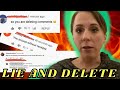 Katie Joy (WOACB) live was a MESS! DELETED comments and LIES