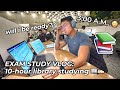 Cramming my entire course in 24 hours  intense study with me vlog