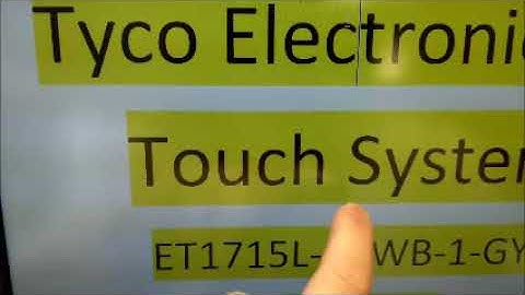 GovDeals: Elo Touch 1715L 17" LCD Monitor ET1715L-8CWB-1-GY-