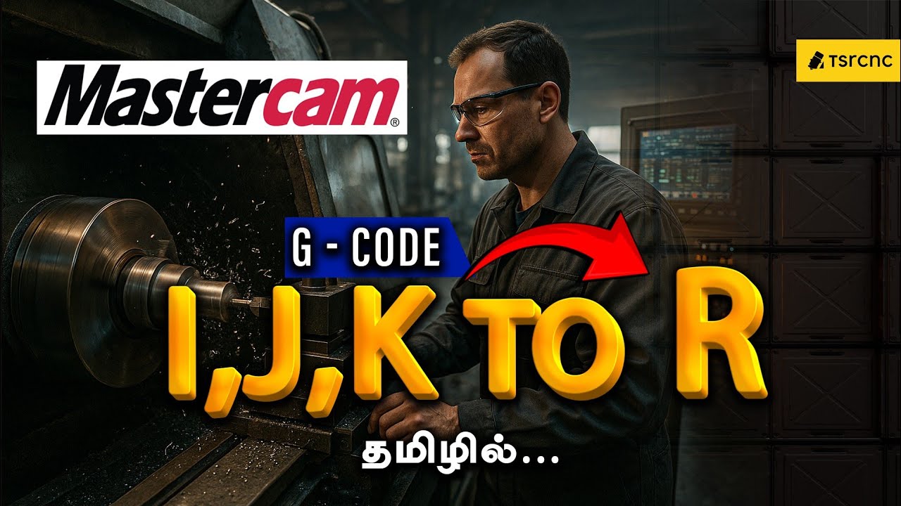 Mastercam G-Code IJK to R Conversion | Arc Programming Simplified | CNC ...
