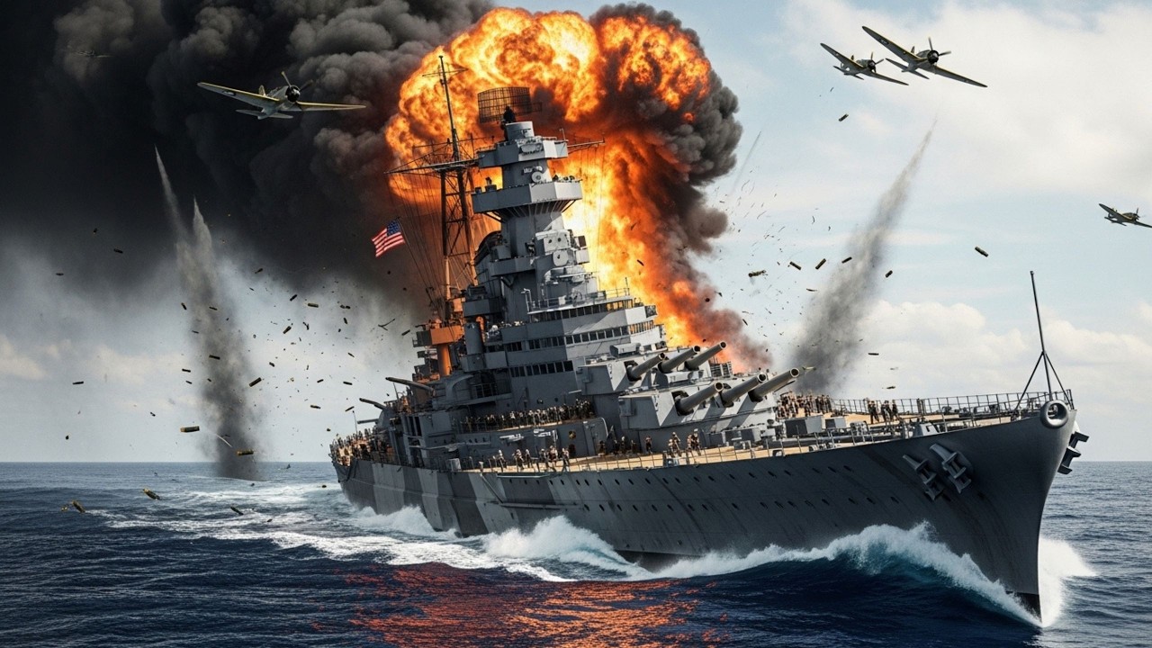 Iowa’s 16-Inch Guns Fired 2,700-Pound Shells from 24 Miles — Japan Was ...