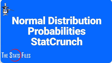 5.3.28M Normal Distribution Probabilities - StatCrunch