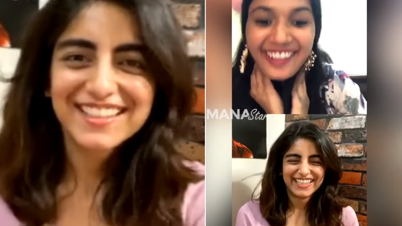 George Reddy Fame Muskaan Khubchandani Instagram LIVE | Full Video ...
