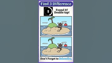 Only 1% Can Spot All 3 Differences in time! 👀