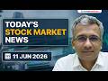 Daily Stock Market News(11-June-2026): US Inflation Spikes, FCNR Deposit Rate Hike & MF Inflows Drop