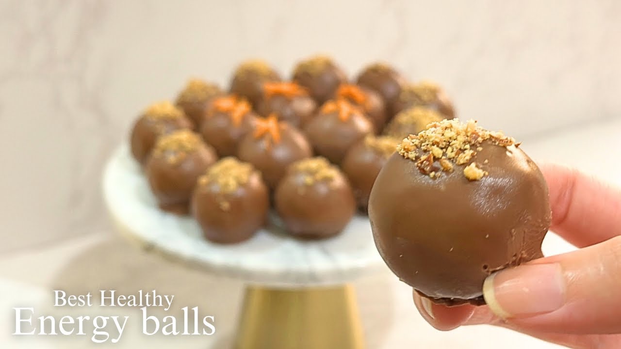 كرات الطاقة حلى صحي لرمضان بدون سكر (جداً لذيذ) The Best healthy energy balls for Ramadan 
