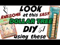 LOOK at this AWESOME Dollar Tree DIY using these WOOD BLOCKS | Easy DIY